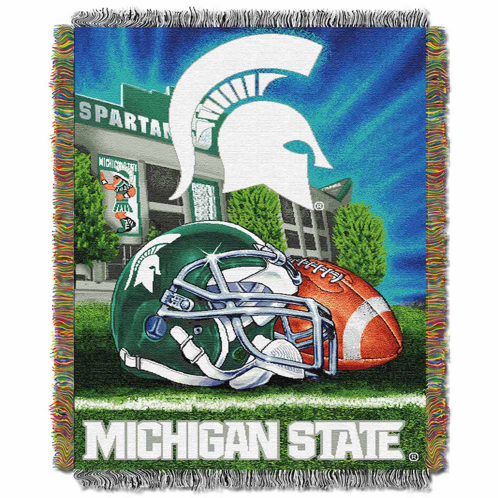 Michigan State Spartans woven home field tapestry