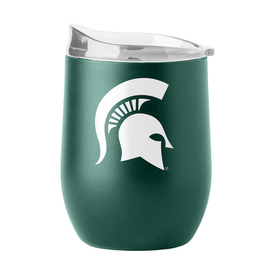 Michigan State Spartans curved drink tumbler