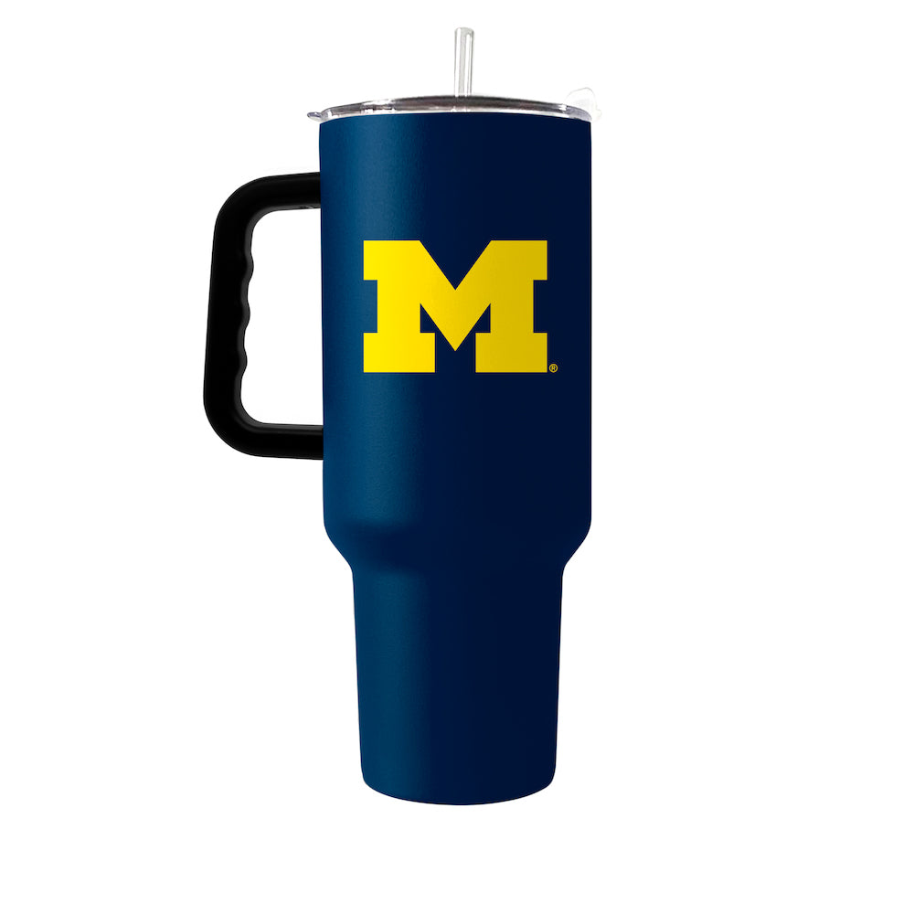 Michigan Wolverines 40 oz travel tumbler