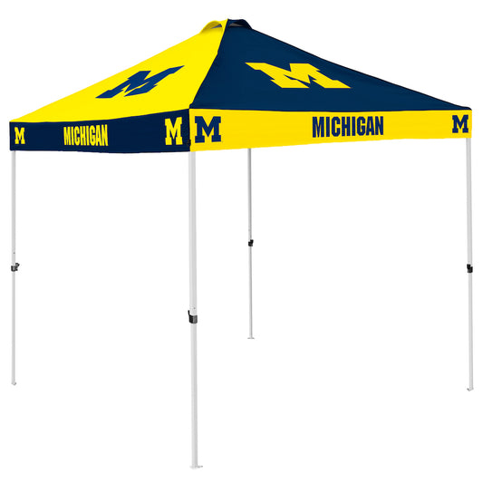 Michigan Wolverines checkerboard canopy