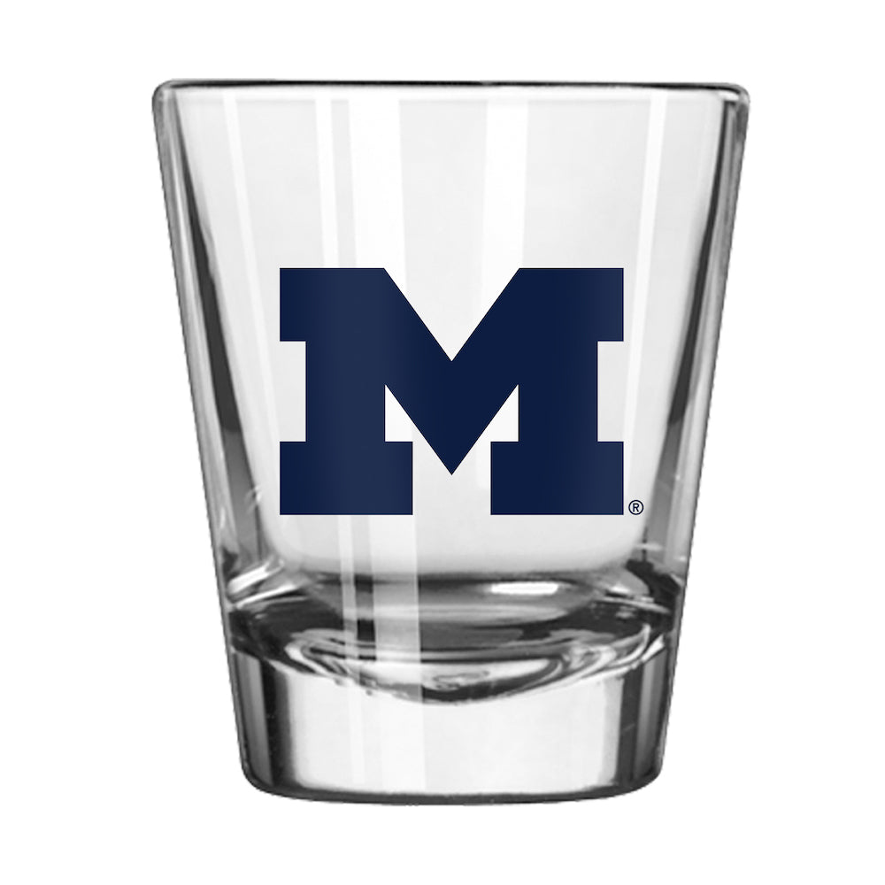 Michigan Wolverines shot glass