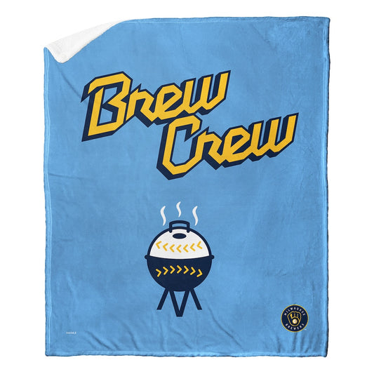 Milwaukee Brewers CITY CONNECT Sherpa Blanket