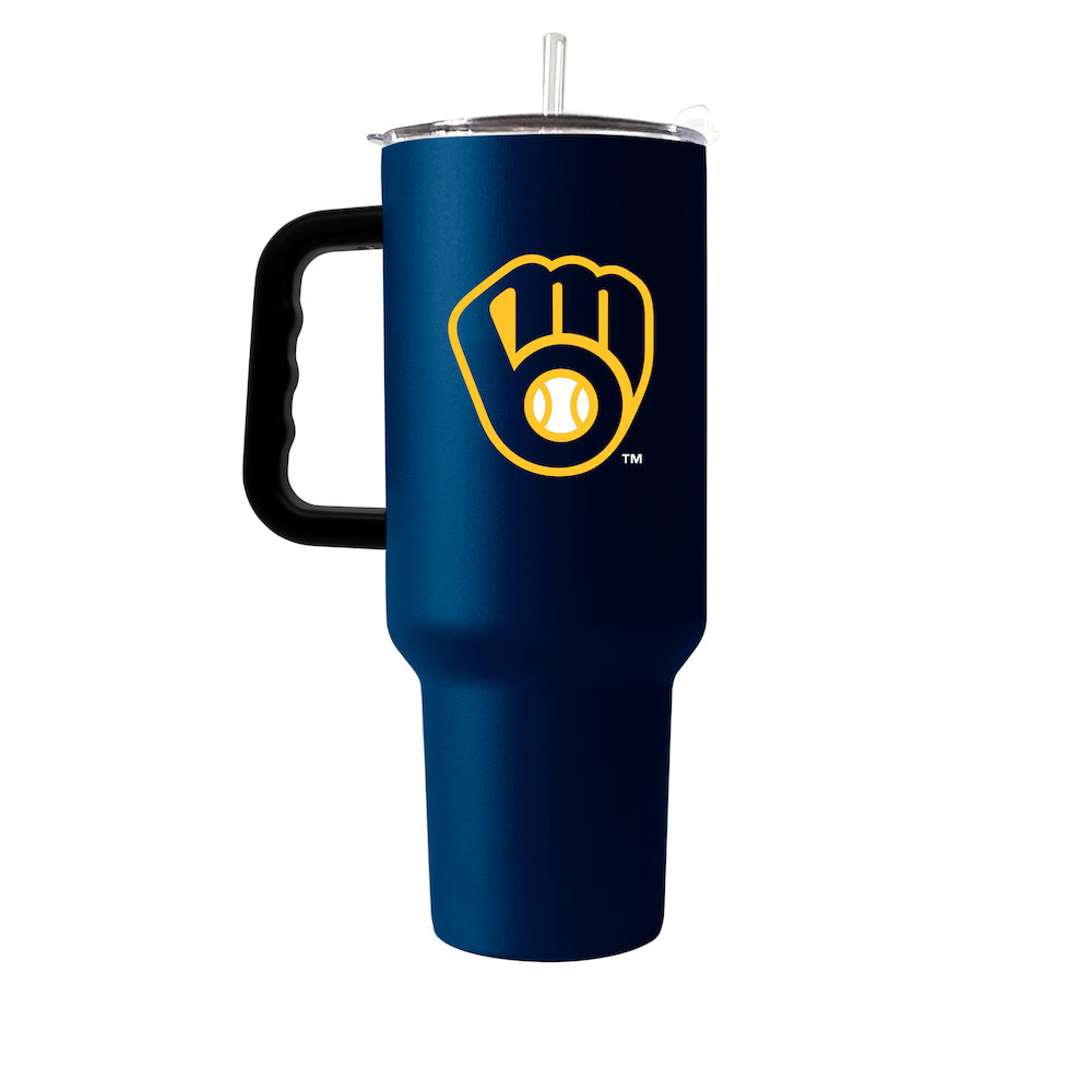 Milwaukee Brewers 40 oz travel tumbler