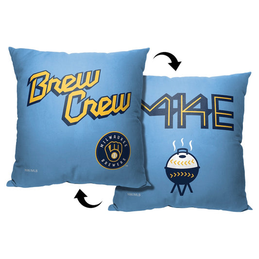 Milwaukee Brewers CITY CONNECT throw pillow