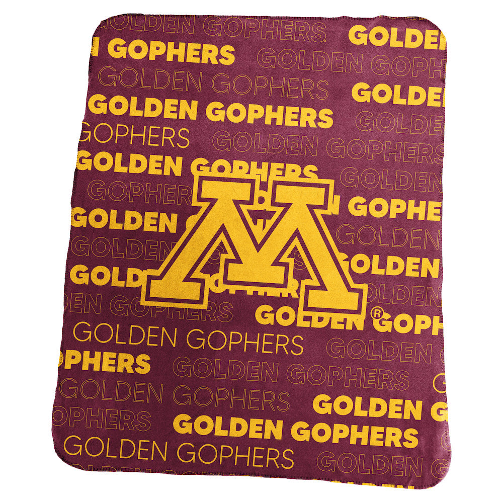 Minnesota Golden Gophers Classic Fleece Blanket