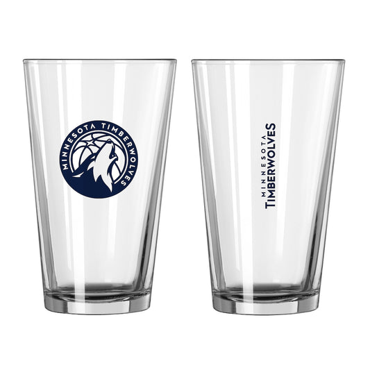 Minnesota Timberwolves pint glass