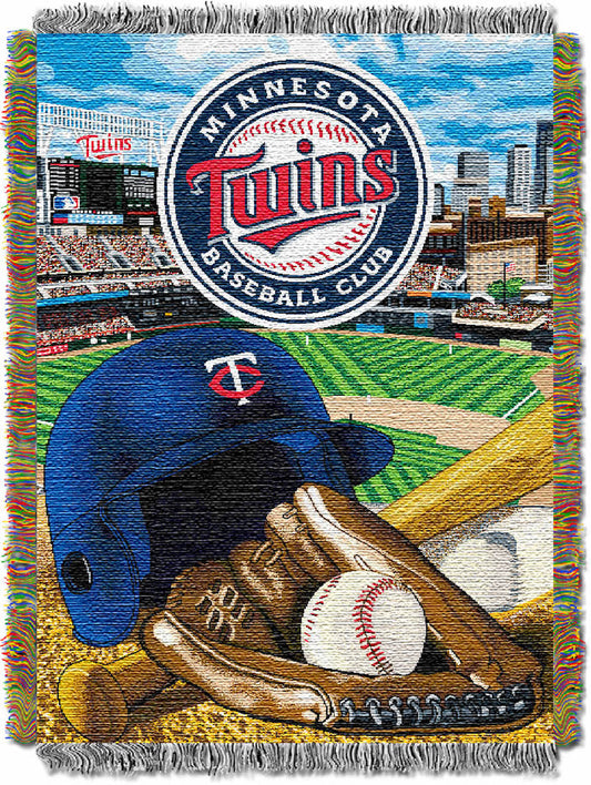 Minnesota Twins woven home field tapestry