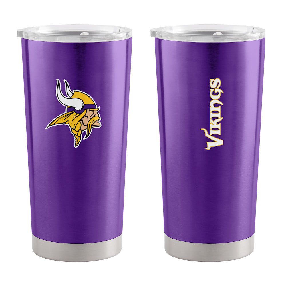 Minnesota Vikings 20 oz stainless steel travel tumbler