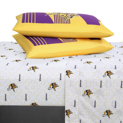 Minnesota Vikings bed in a bag sheets