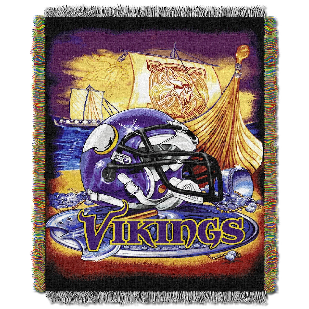 Minnesota Vikings woven home field tapestry
