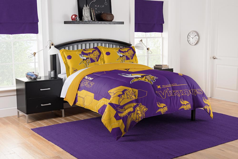 Minnesota Vikings king size comforter set