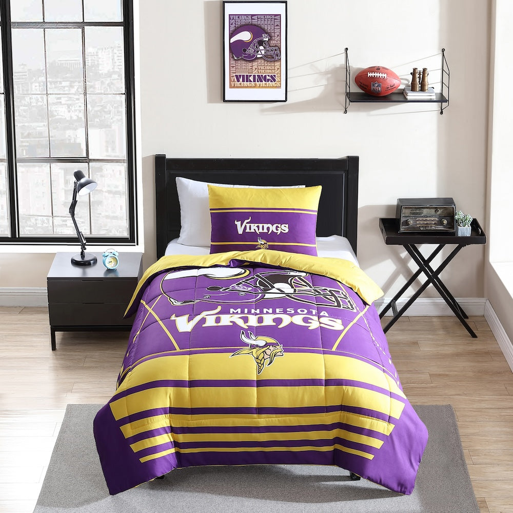 Minnesota Vikings twin size comforter set