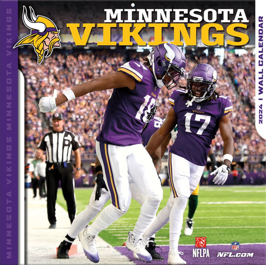 Minnesota Vikings Team Photos Wall Calendar