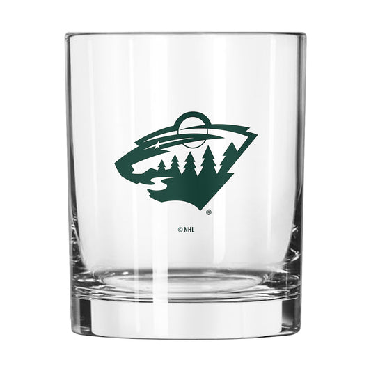Minnesota Wild Rocks Glass