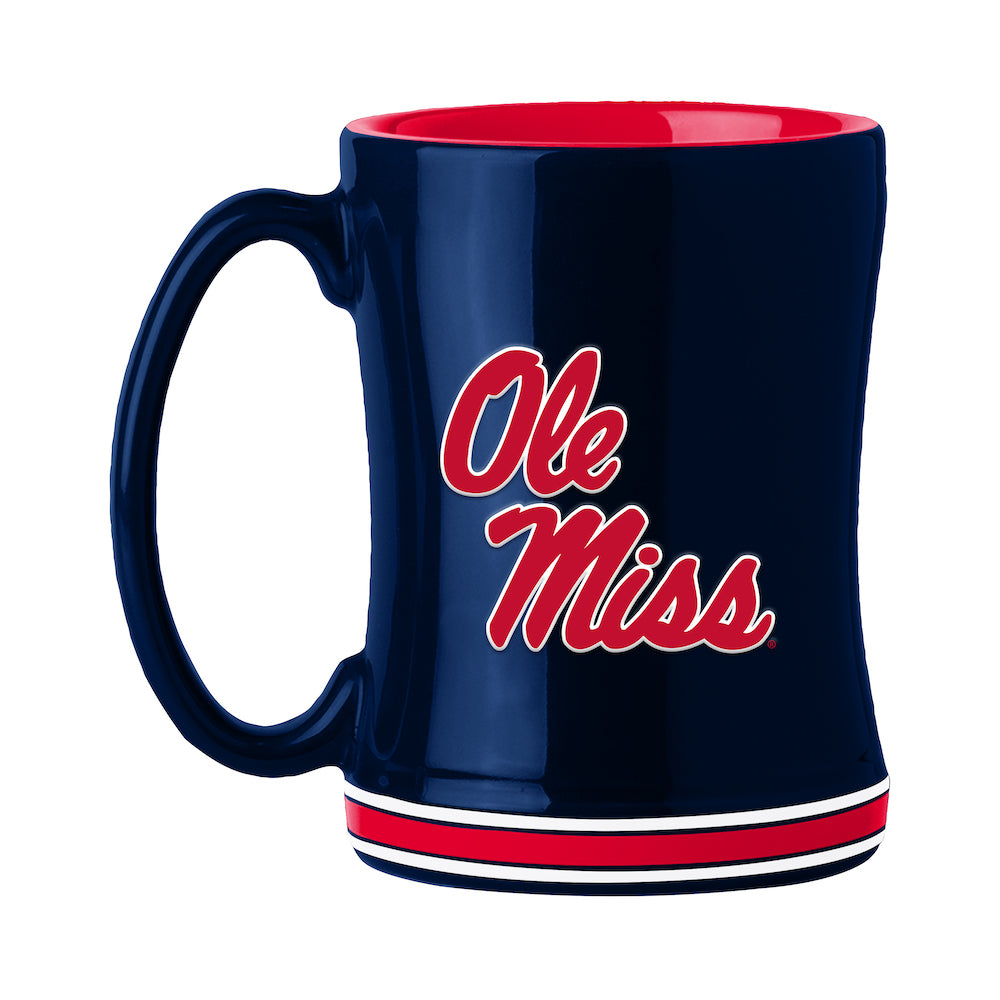 Mississippi Rebels relief coffee mug