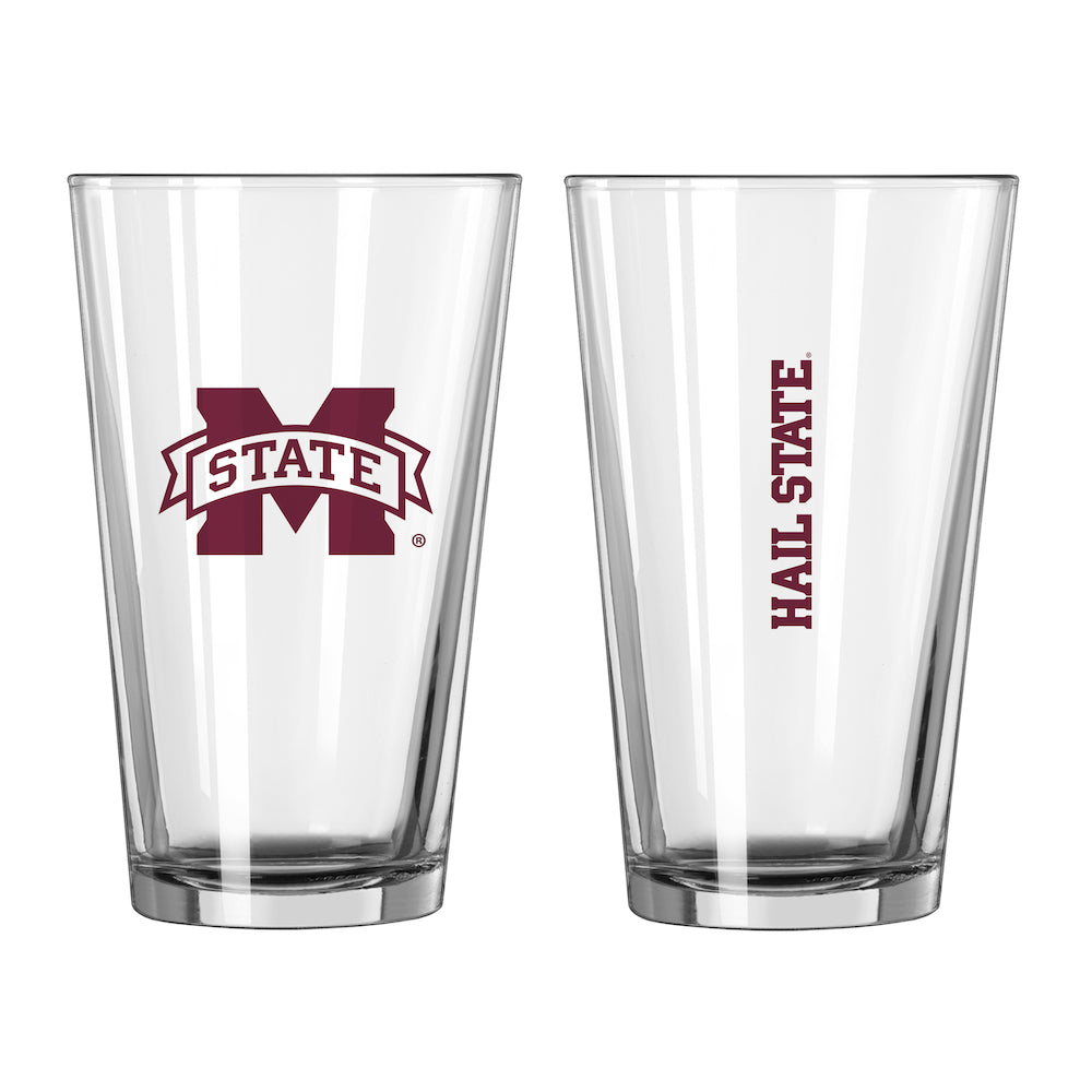 Mississippi State Bulldogs pint glass