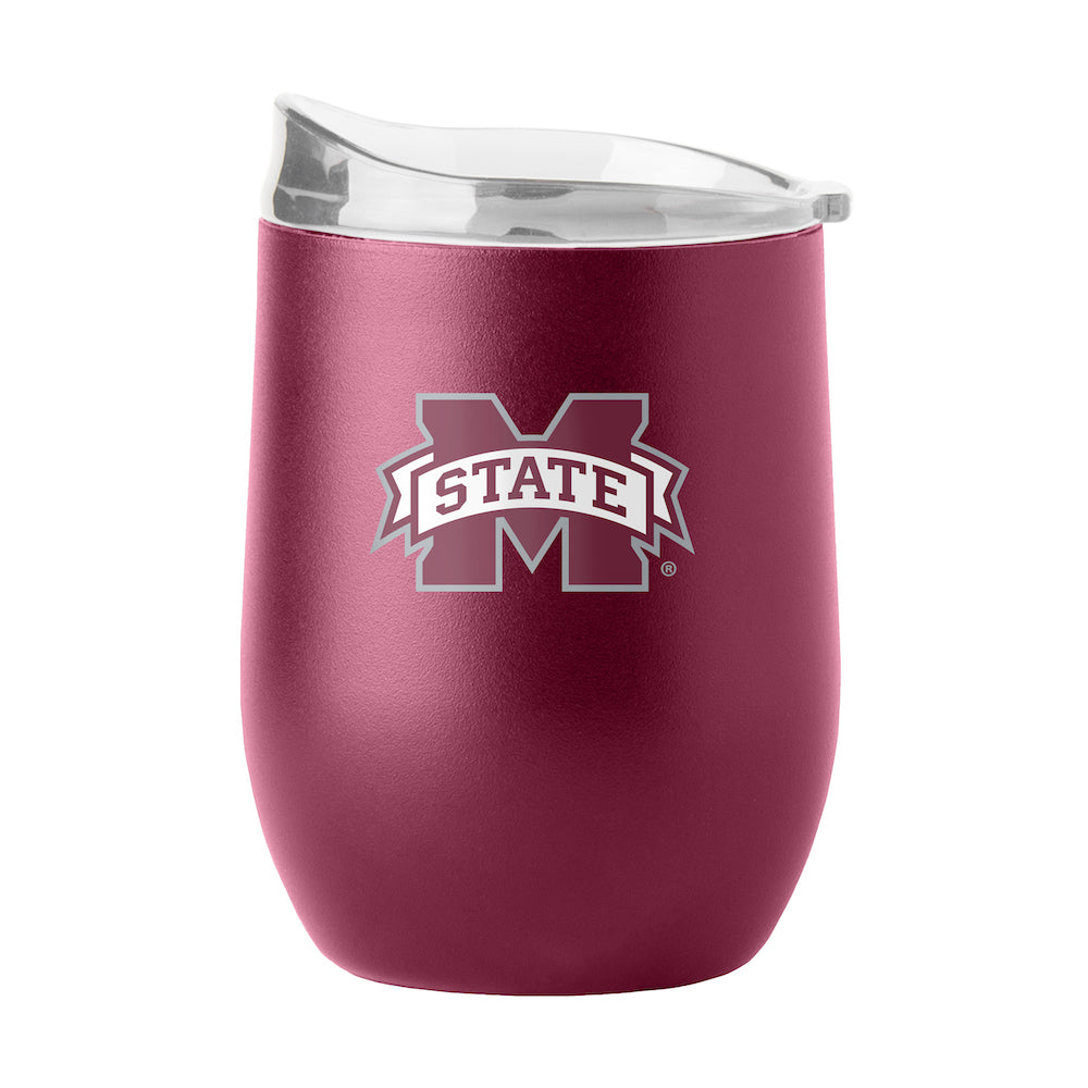 Mississippi State Bulldogs curved drink tumbler