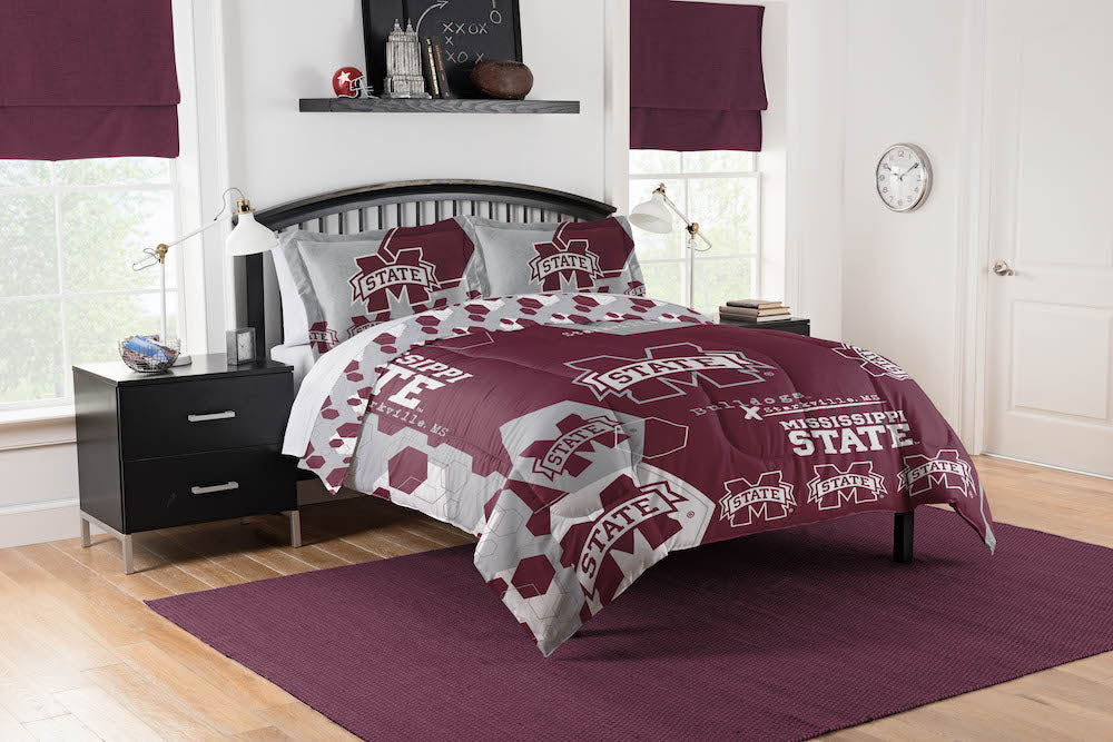 Mississippi State Bulldogs queen size comforter set