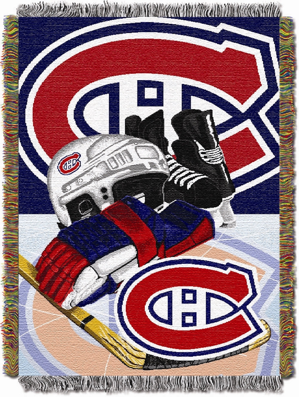 Montreal Canadiens woven home ice tapestry