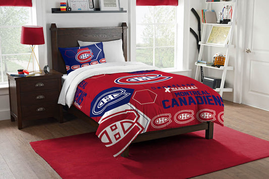 Montreal Canadiens twin size comforter set