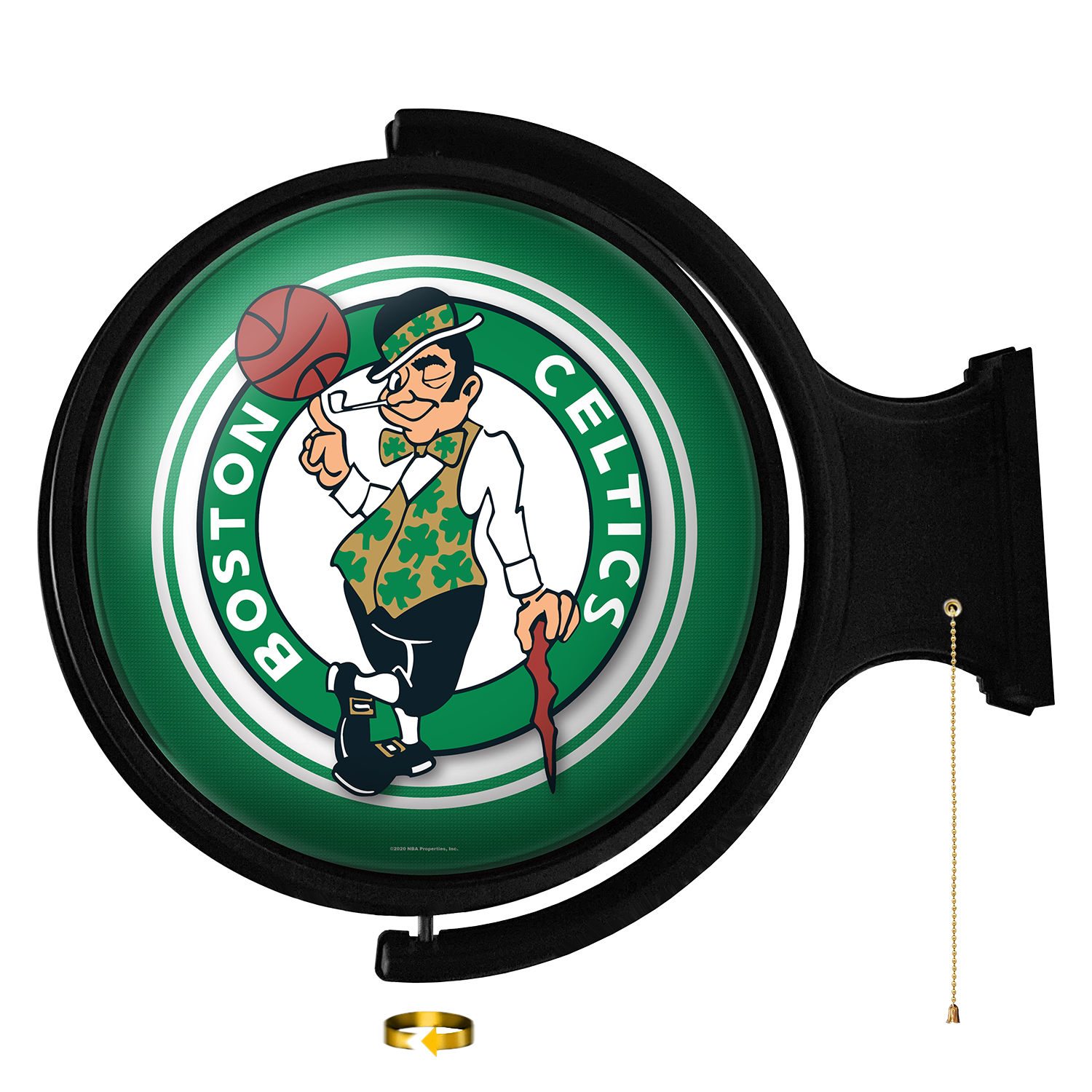 Boston Celtics Round Rotating Wall Sign