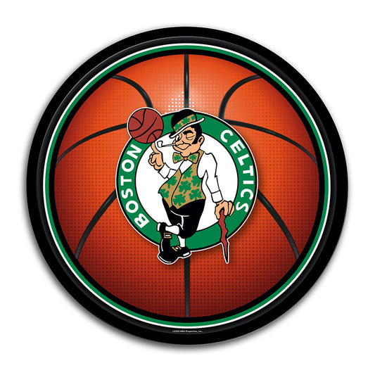 Boston Celtics Basketball Modern Disc Wall Sign