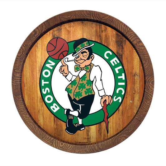Boston Celtics Barrel Top Sign