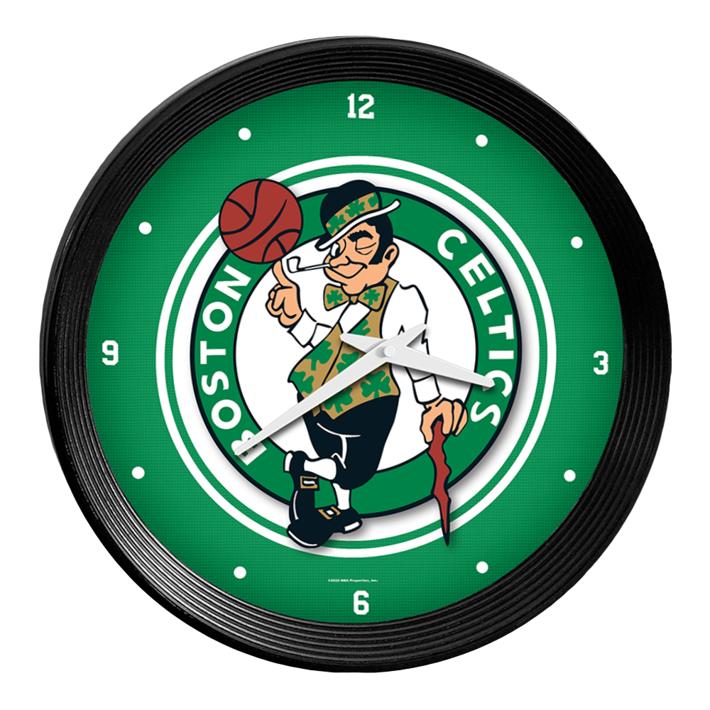Boston Celtics Ribbed Wall Clock