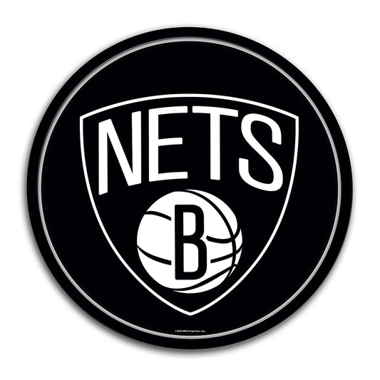Brooklyn Nets Modern Disc Wall Sign