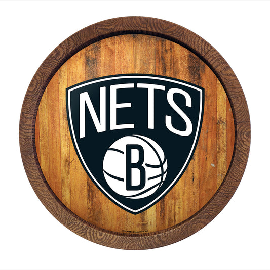 Brooklyn Nets Barrel Top Sign