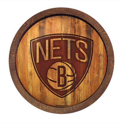 Brooklyn Nets Branded Barrel Top Sign