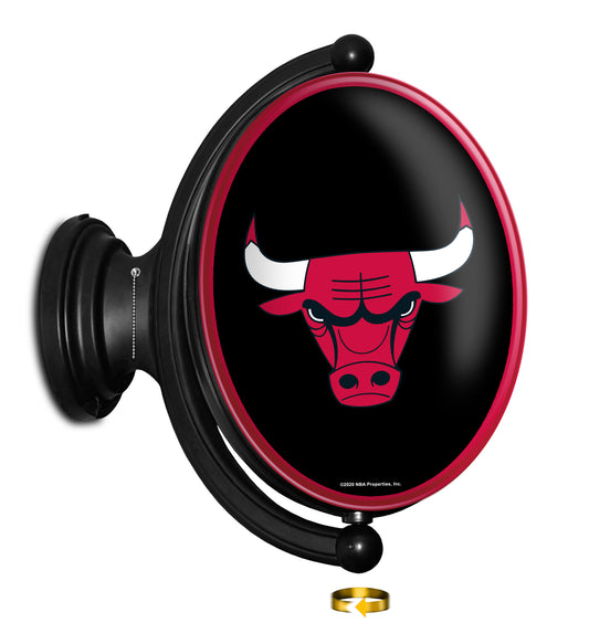 Chicago Bulls Oval Rotating Wall Sign