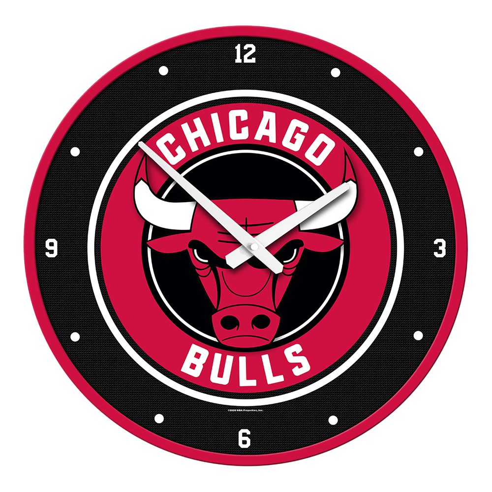 Chicago Bulls Round Wall Clock