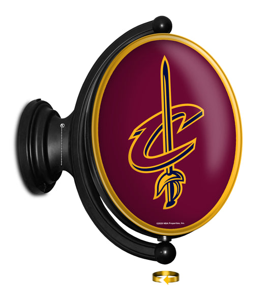 Cleveland Cavaliers Oval Rotating Wall Sign