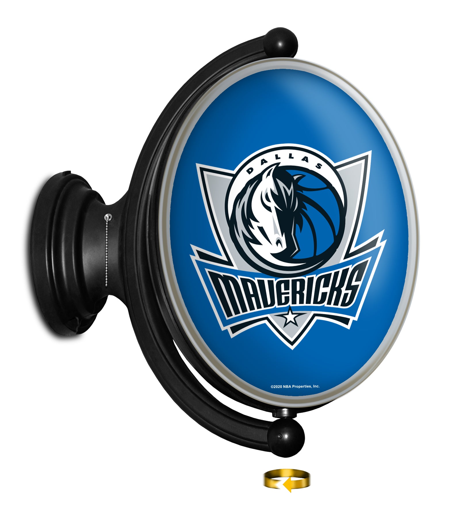 Dallas Mavericks Oval Rotating Wall Sign