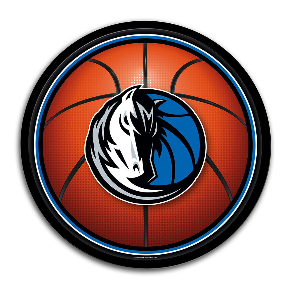 Dallas Mavericks Basketball Modern Disc Wall Sign