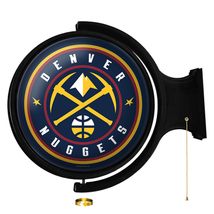 Denver Nuggets Round Rotating Wall Sign