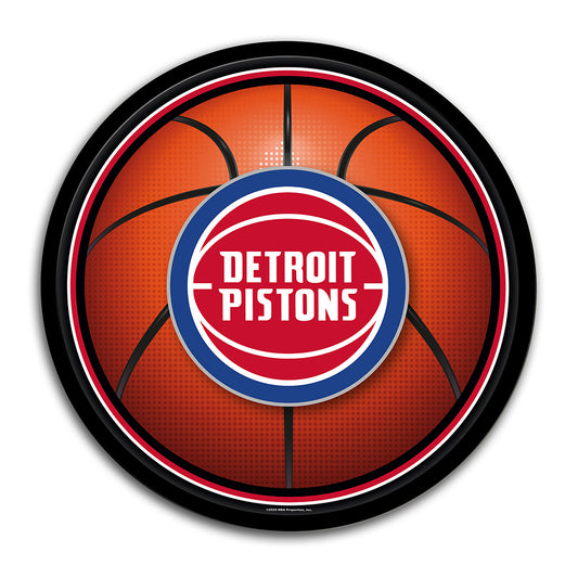 Detroit Pistons Basketball Modern Disc Wall Sign