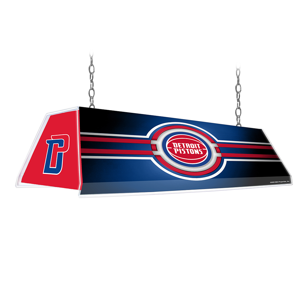 Detroit Pistons Edge Glow Pool Table Light