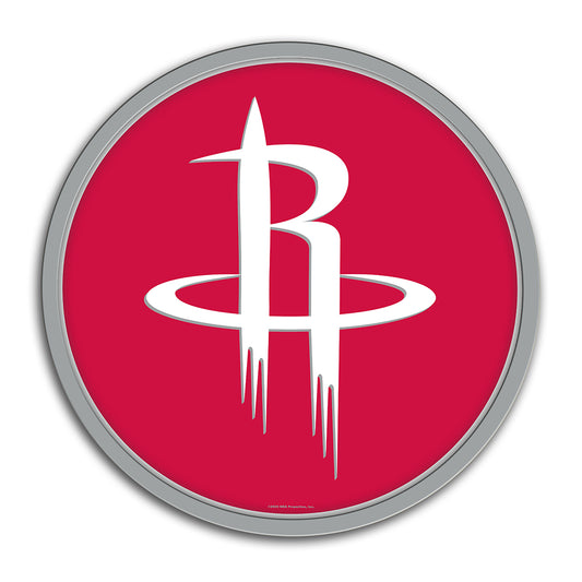 Houston Rockets Modern Disc Wall Sign