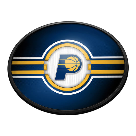 Indiana Pacers Slimline Oval Lighted Wall Sign