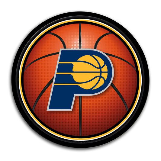Indiana Pacers Basketball Modern Disc Wall Sign