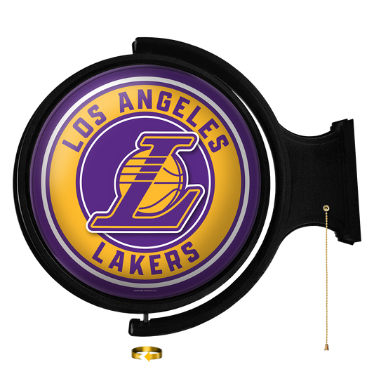Los Angeles Lakers Round Rotating Wall Sign