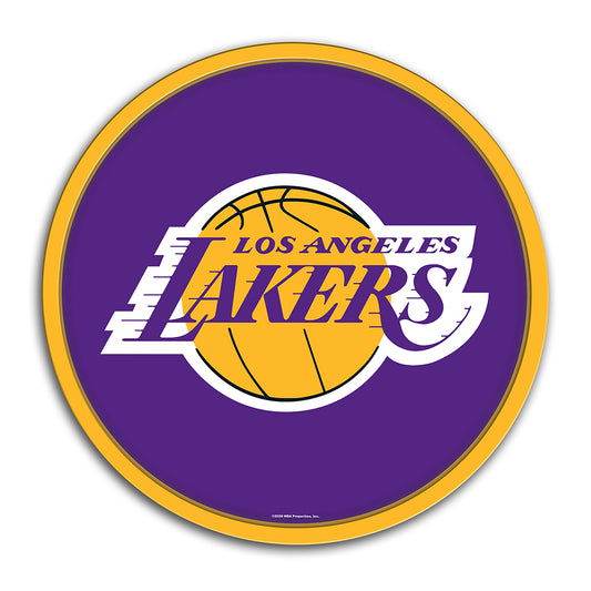 Los Angeles Lakers Modern Disc Wall Sign