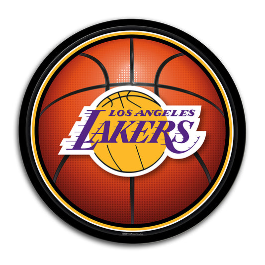 Los Angeles Lakers Basketball Modern Disc Wall Sign