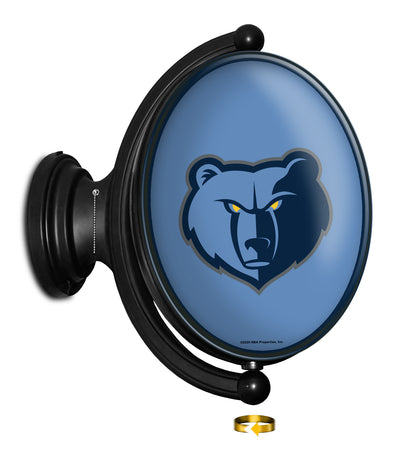 Memphis Grizzlies Oval Rotating Wall Sign
