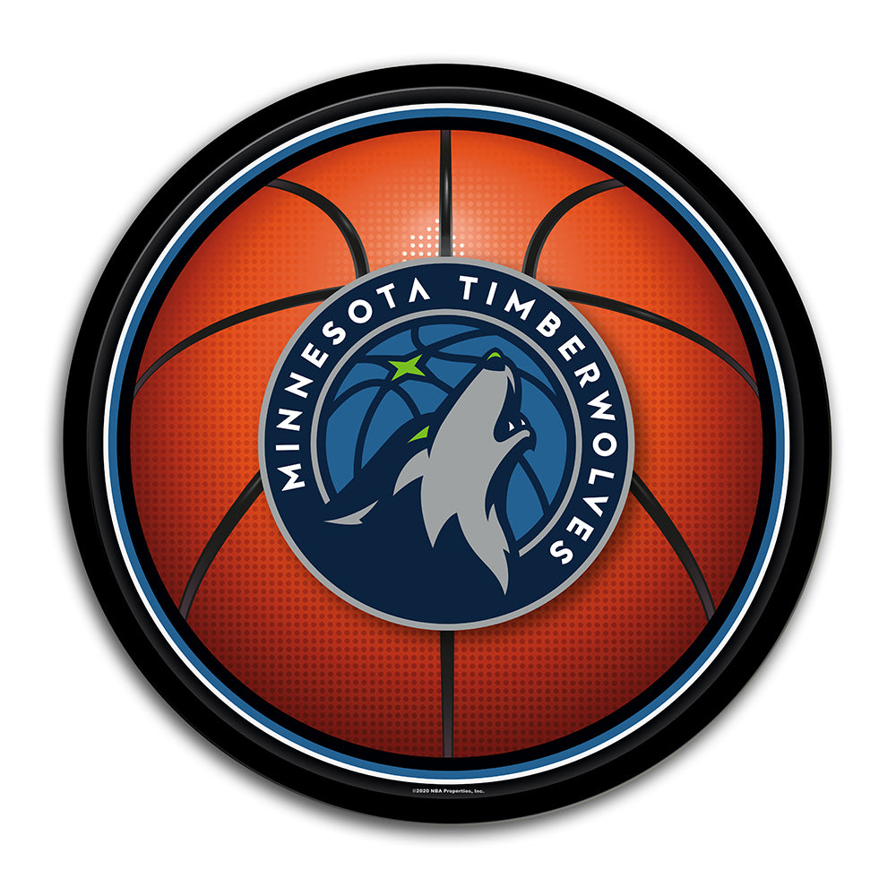 Minnesota Timberwolves Basketball Modern Disc Wall Sign