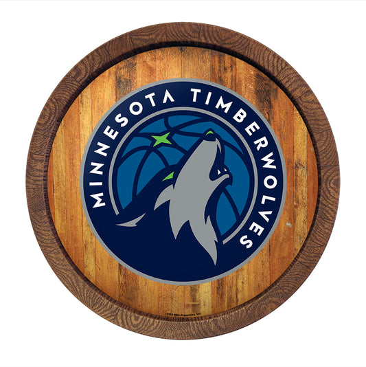 Minnesota Timberwolves Barrel Top Sign
