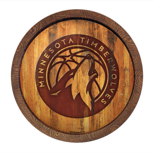 Minnesota Timberwolves Branded Barrel Top Sign