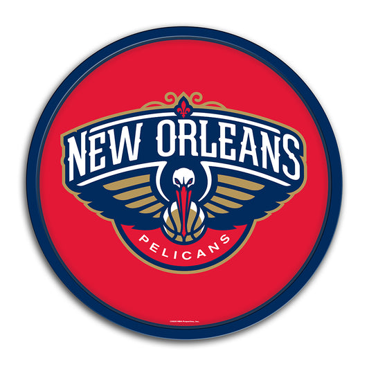 New Orleans Pelicans Modern Disc Wall Sign